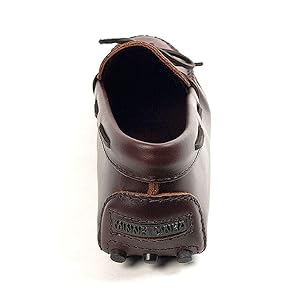 Amazon | Minnetonka メンズ オリジナル 牛革 ドライビング